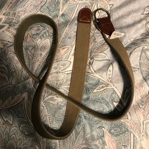 J Crew Olive D-Ring Belt L/XL perfect for summer